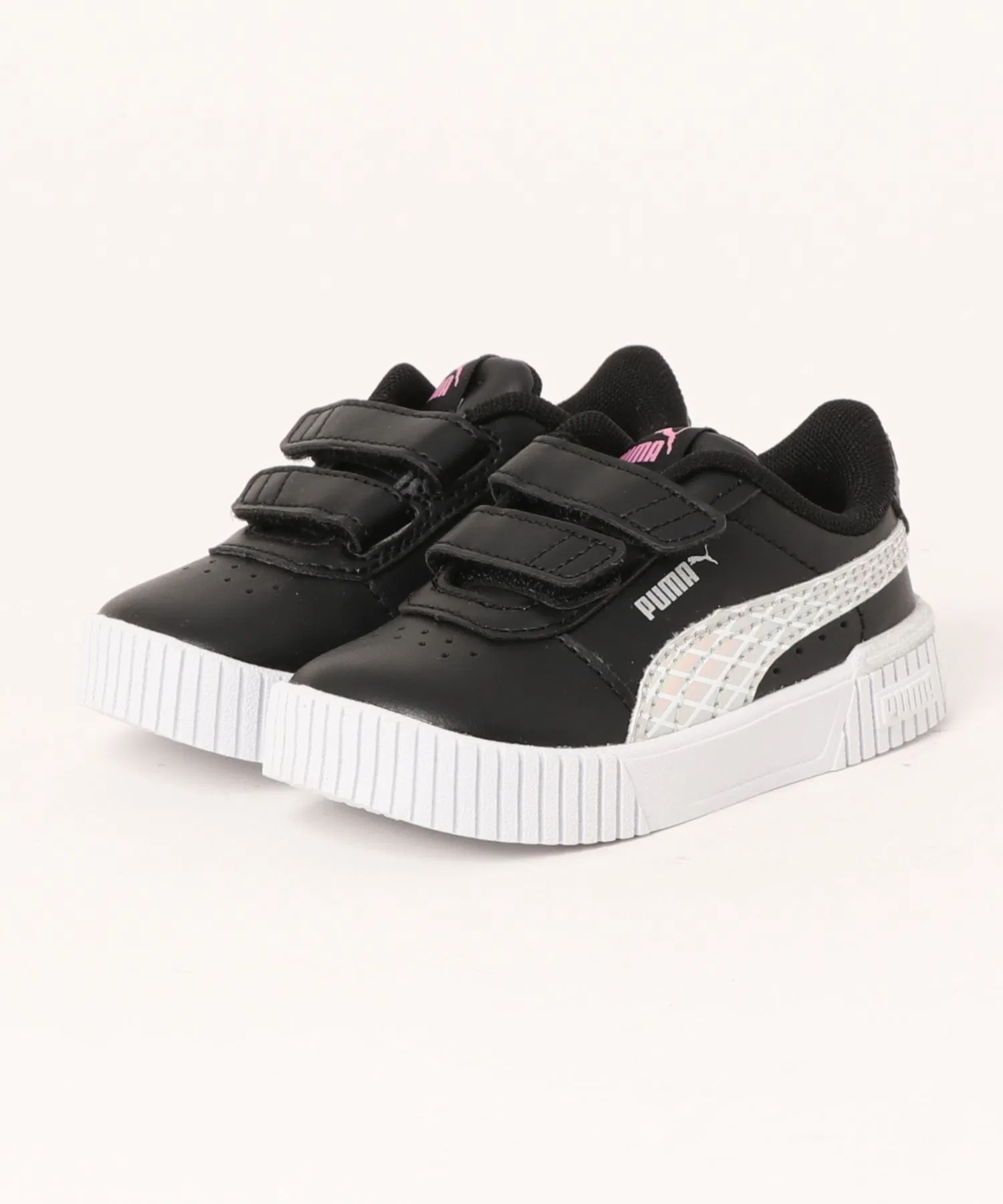 Детские кроссовки PUMA Carina 2.0 Mermaid серебристо-чёрные