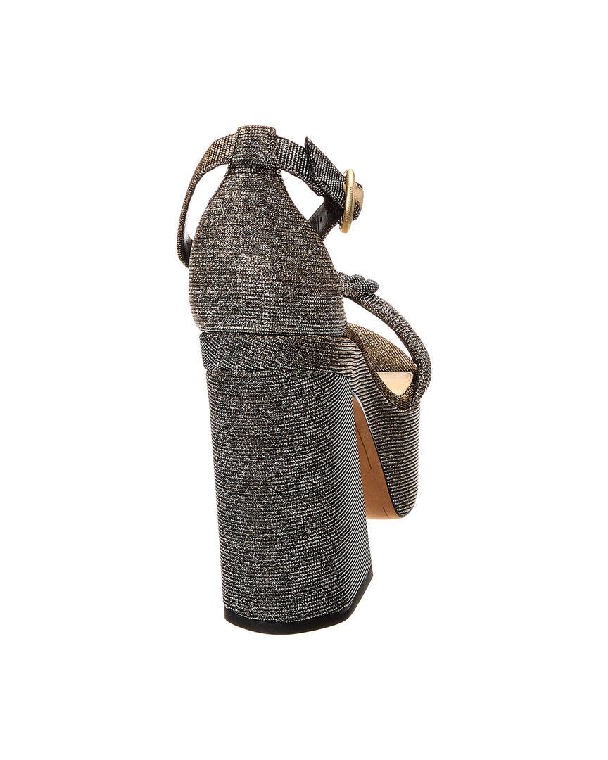 Сандалии Alexandre Birman Vicky X Strap 120 на платформе, мультиколор — фото 3