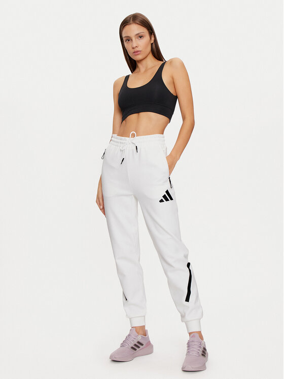 Спортивные брюки стандартного кроя Adidas, белый — фото 2