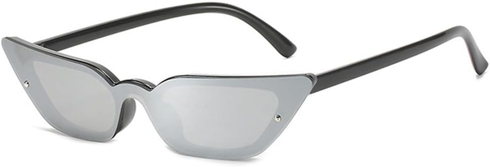 

Женские солнцезащитные очки LVTFCO Fashion Cat Eye, цельные солнцезащитные очки в винтажном стиле, оранжевые, в стиле панк, с защитой от ультрафиолета UV400, Black-silver