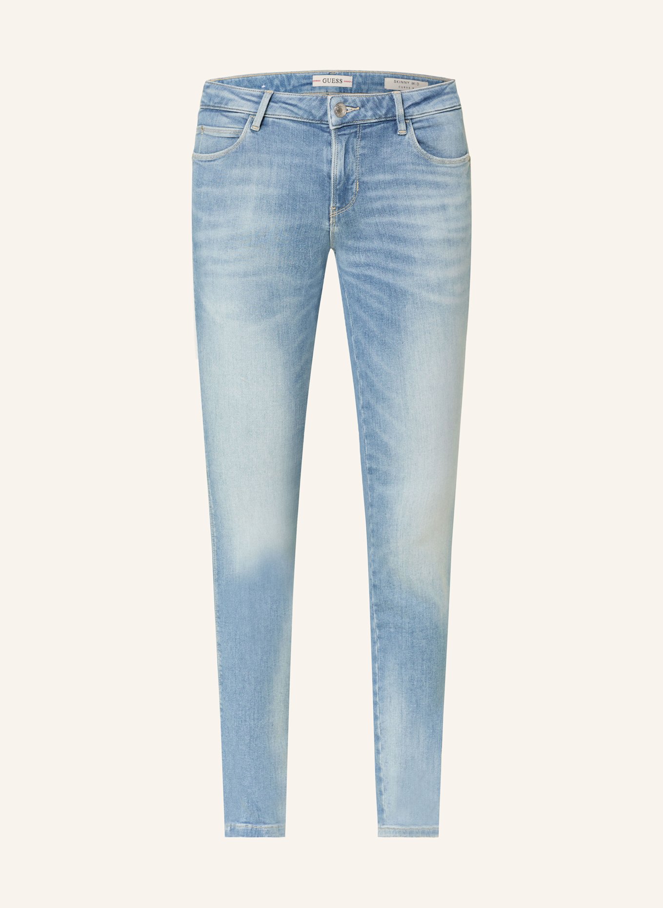 

Узкие джинсы изогнутые x Guess, мультиколор