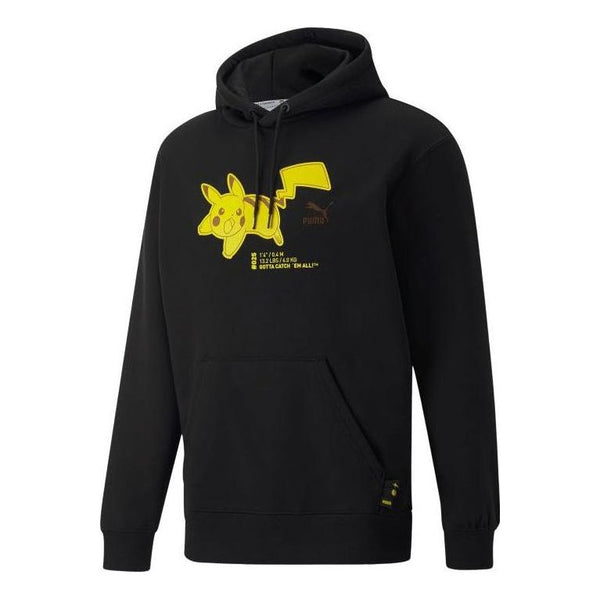 

Толстовка x pokemon hoodie 'black' Puma, черный