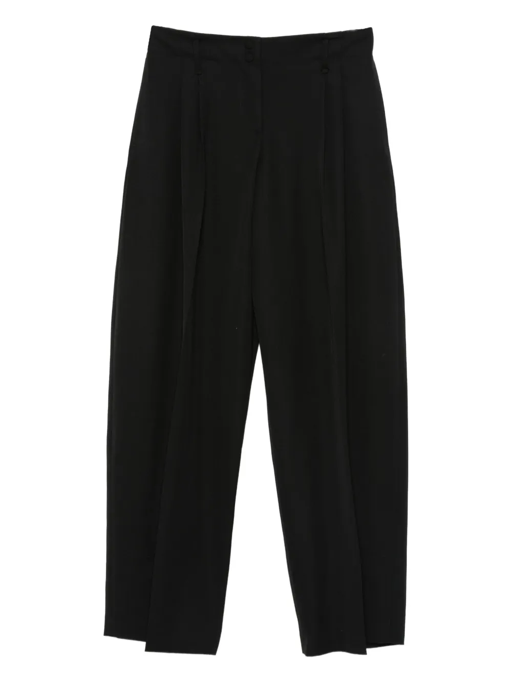 

Хлопковые зауженные брюки Alexander McQueen, черный