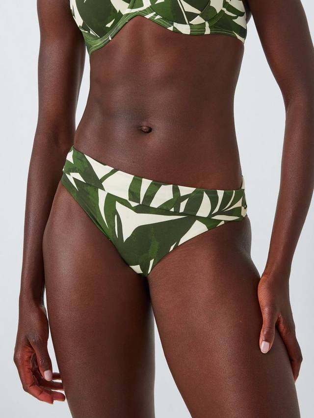 

Бикини-трусики Maldives Palm Slim Fold-Down John Lewis, Green/Cream