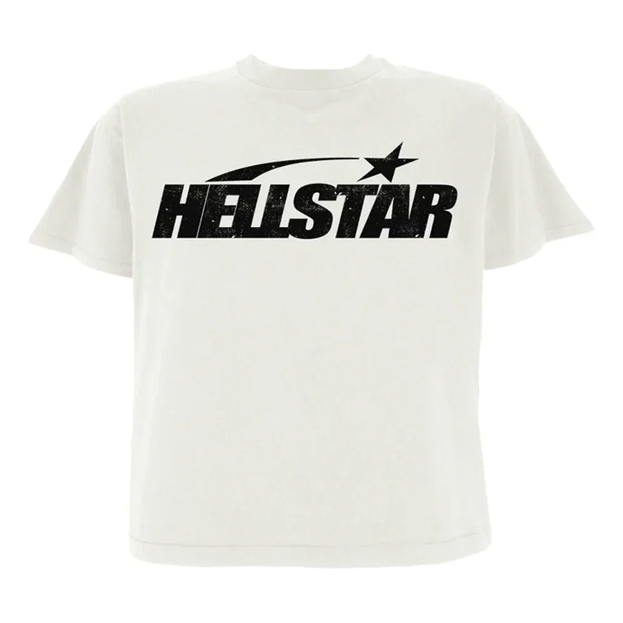

Футболка Hellstar Classic Logo T-Shirt 'White Black', белый