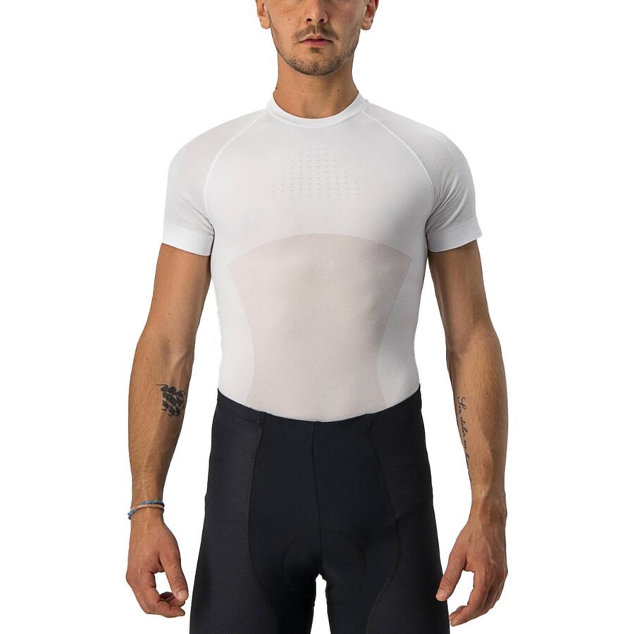 

Бесшовное термобелье с коротким рукавом Core Seamless Short-Sleeve Base Layer - Мужское Castelli Castelli, White