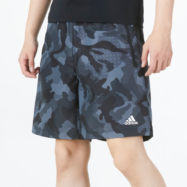 Шорты камуфляжные wvsh athleisure casual sports тканые камуфляжные шорты Adidas, мульитколор — фото 3