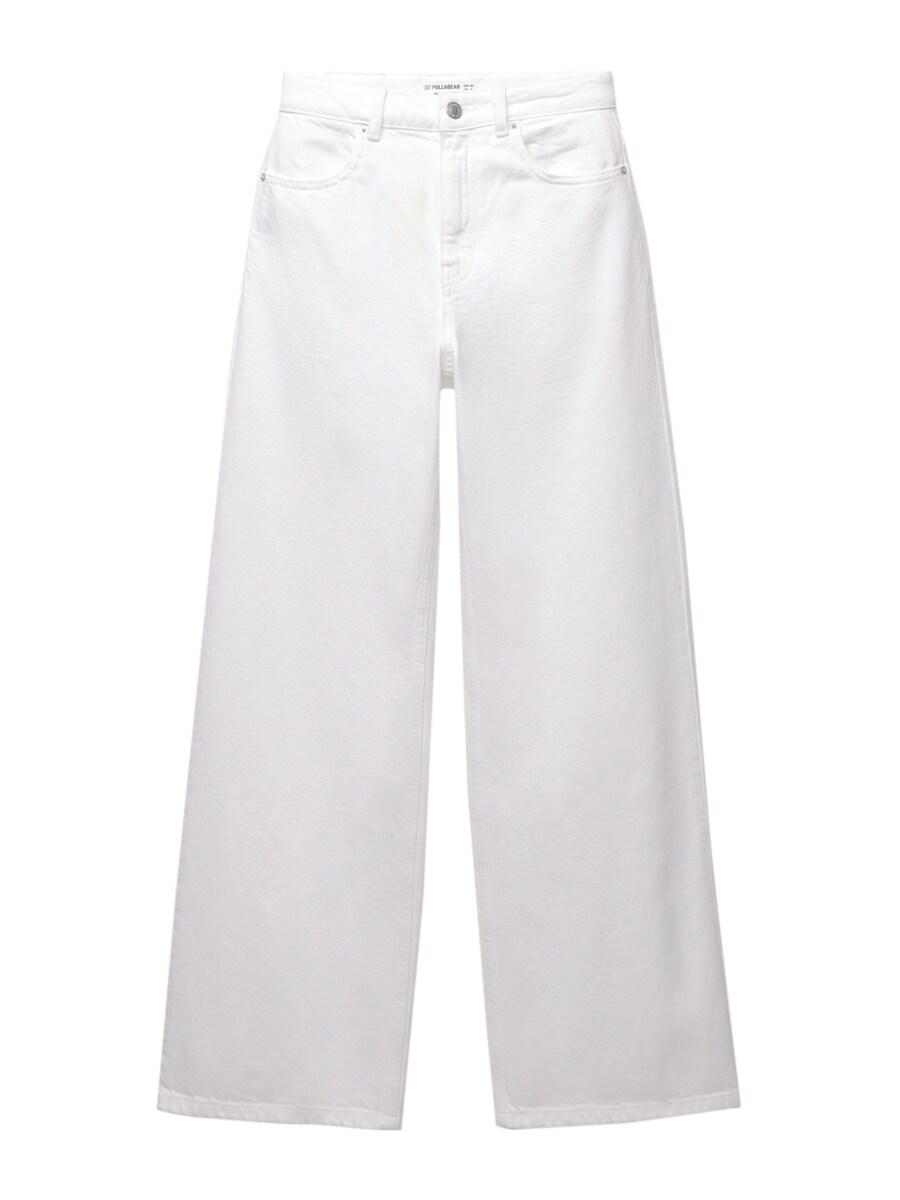 

Джинсы с широкими штанинами Pull&Bear, цвет White denim