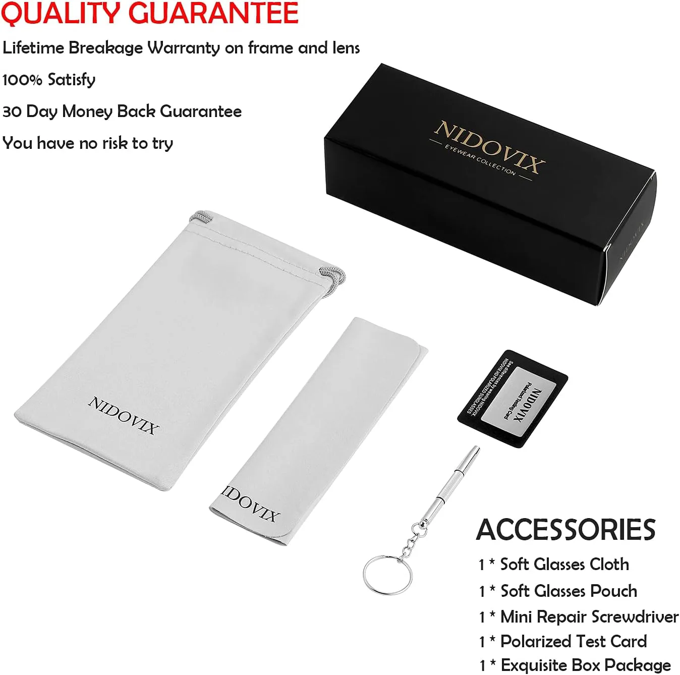 

Поляризованные классические винтажные солнцезащитные очки-авиаторы NIDOVIX для мужчин и женщин, большая оправа, ретро-стиль 70-х годов, C1 Transparent/Clear Blue