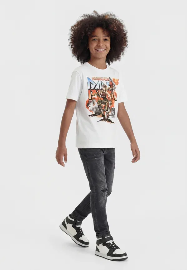 Футболка Nkmjavali fortnite print t-shirt Name It, ярко-белый