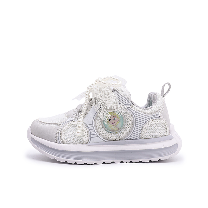 

Нескользящие легкие амортизирующие низкие беговые кроссовки kids' Disney, серебристо-серый