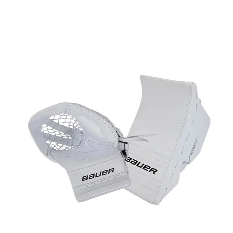 

BAUER Комплект вратарской экипировки GSX для юниоров и взрослых: перчатки, щитки, защитные шорты, нагрудник