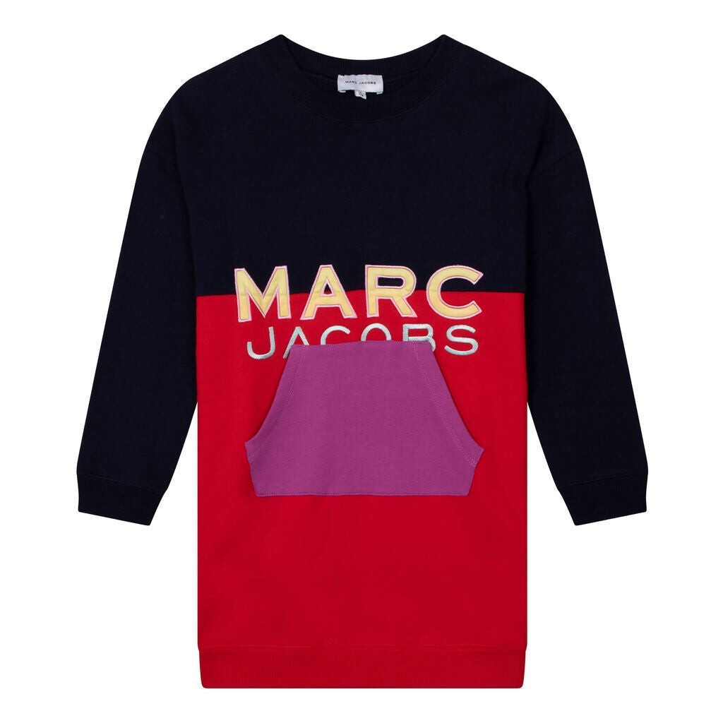 

Красное платье с длинными рукавами Little Marc Jacobs, красный