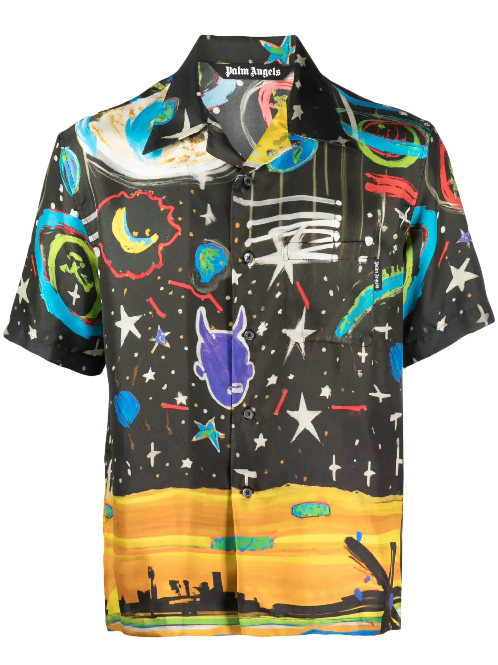 

Рубашка Starry Night PALM ANGELS, черный