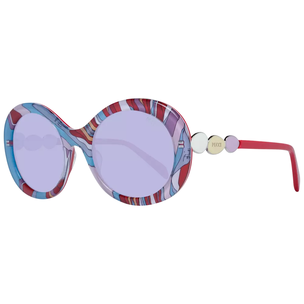

Красные женские солнцезащитные очки Emilio Pucci