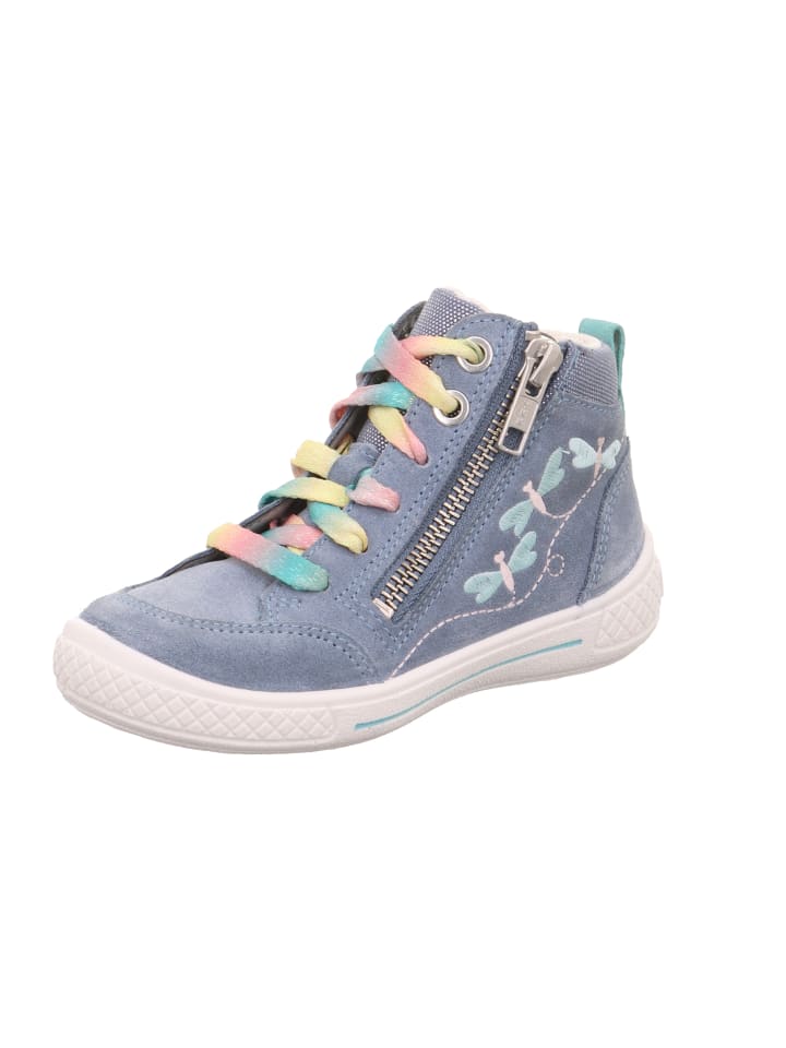

Высокие кроссовки superfit, цвет blau/hellgrün