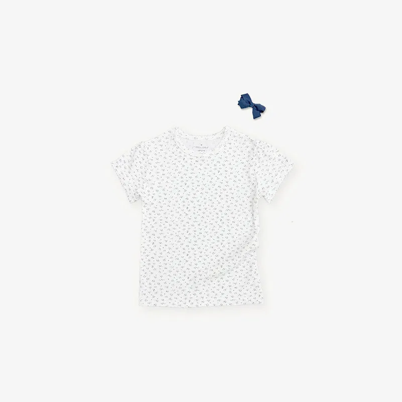 Детская футболка Masion Eyelet с цветочным принтом от Meri And — фото 3