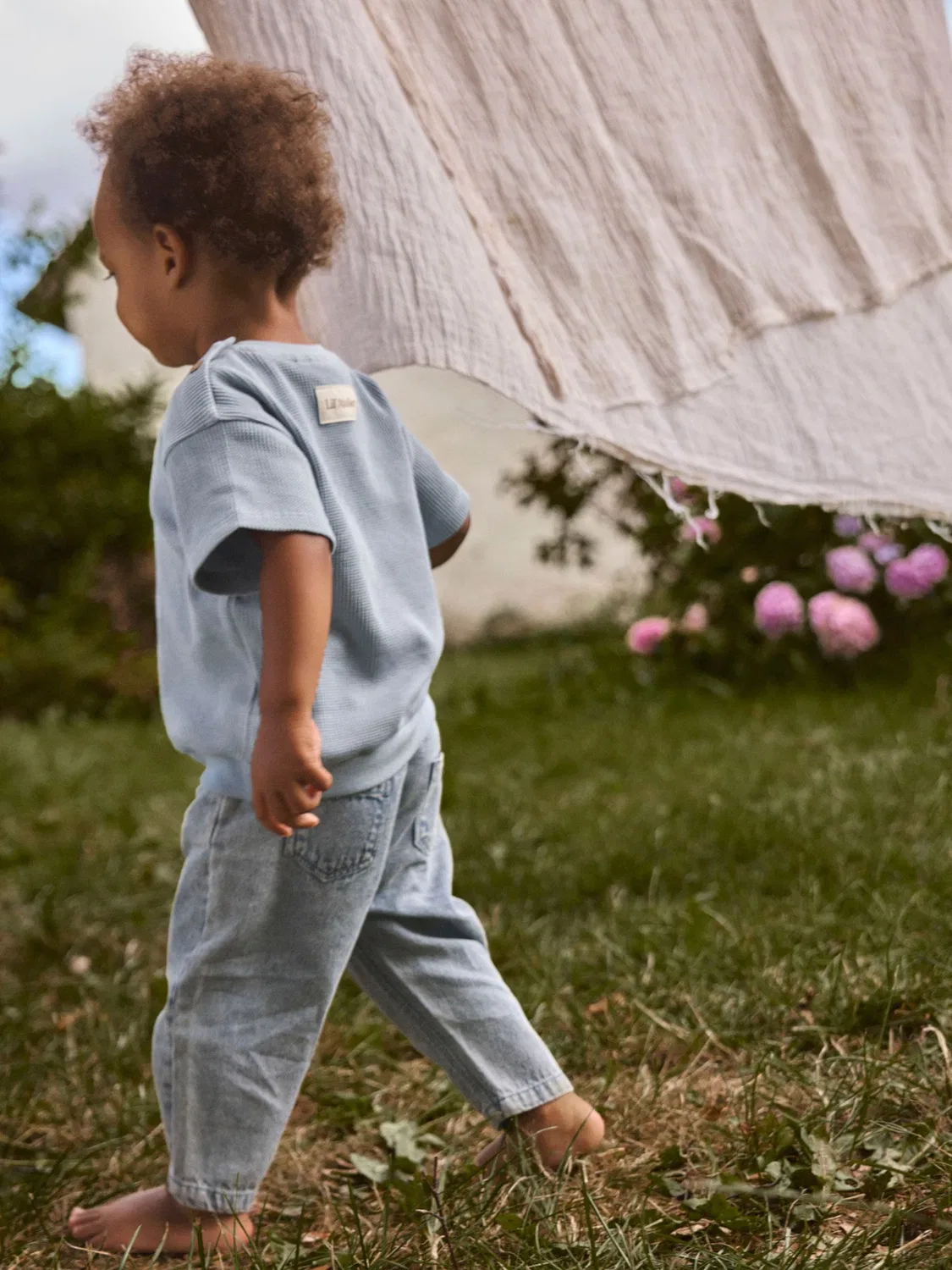 Джинсы свободного кроя Lil'Atelier, Blue Denim — фото 4