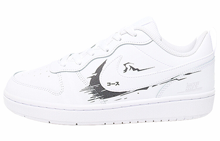 

Кроссовки Nike Court Borough Series Skateboarding Shoes Women's Low-top Black/White, белый