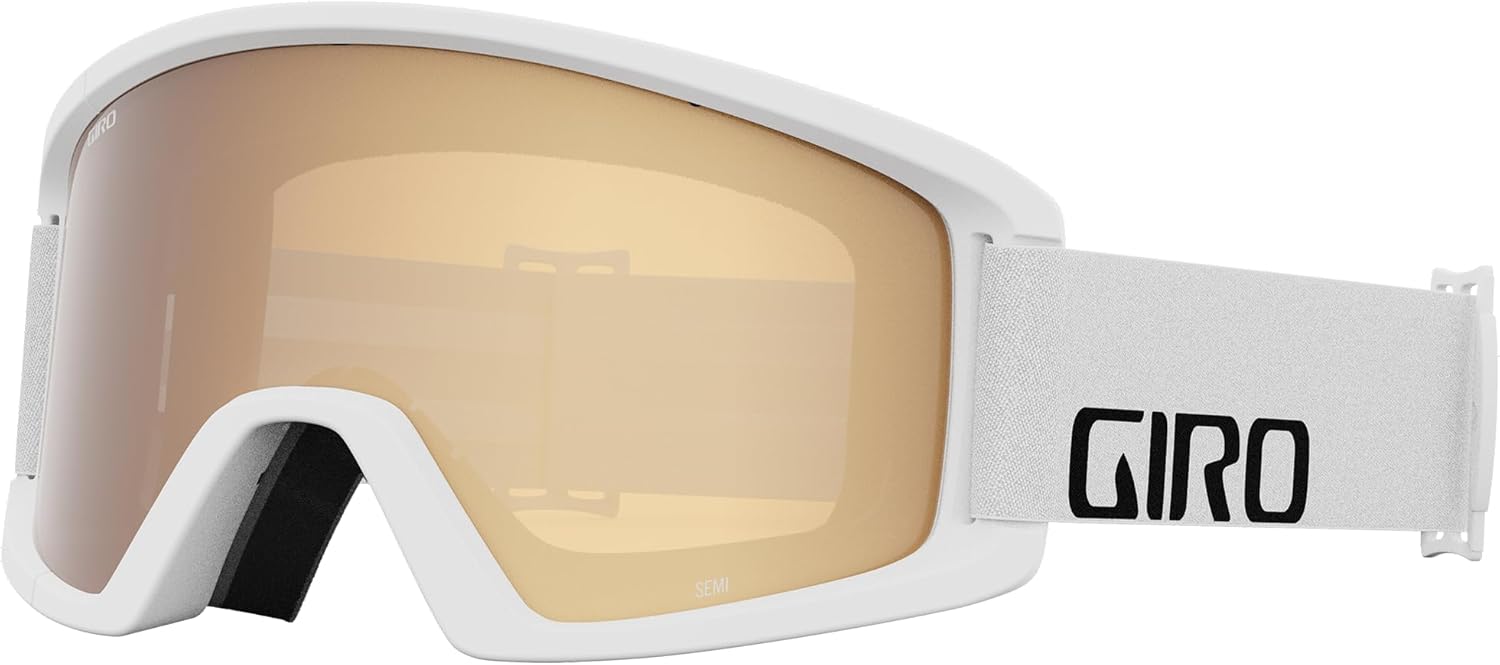 

Очки для катания на лыжах Giro унисекс Semi Snow, White Wordmark/Amber Gold/Yellow, Белый, Очки для катания на лыжах Giro унисекс Semi Snow, White Wordmark/Amber Gold/Yellow
