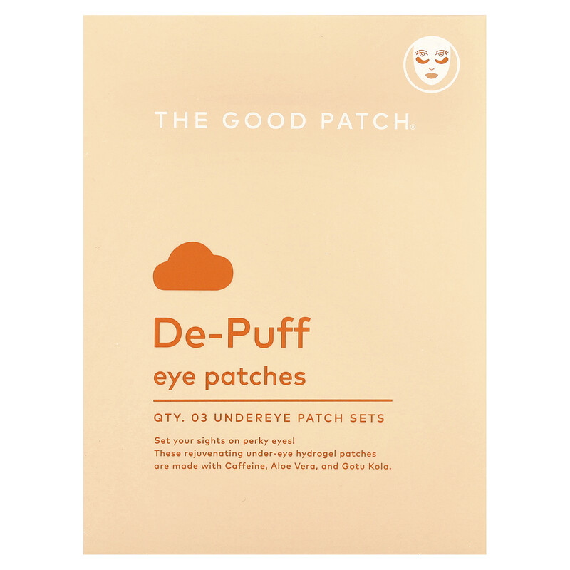

The Good Patch, Патчи для снятия отечности, 3 набора