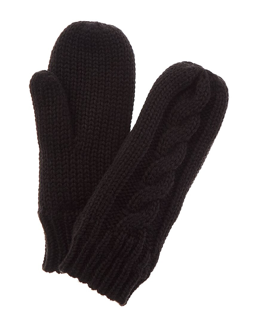 

Вязаные варежки Hat Attack Cable Knit с подкладкой, черный