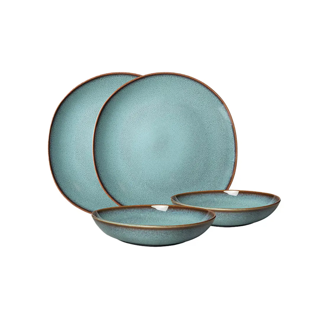 

Villeroy & Boch Lave glacé, набор из 4 предметов, бирюзовый