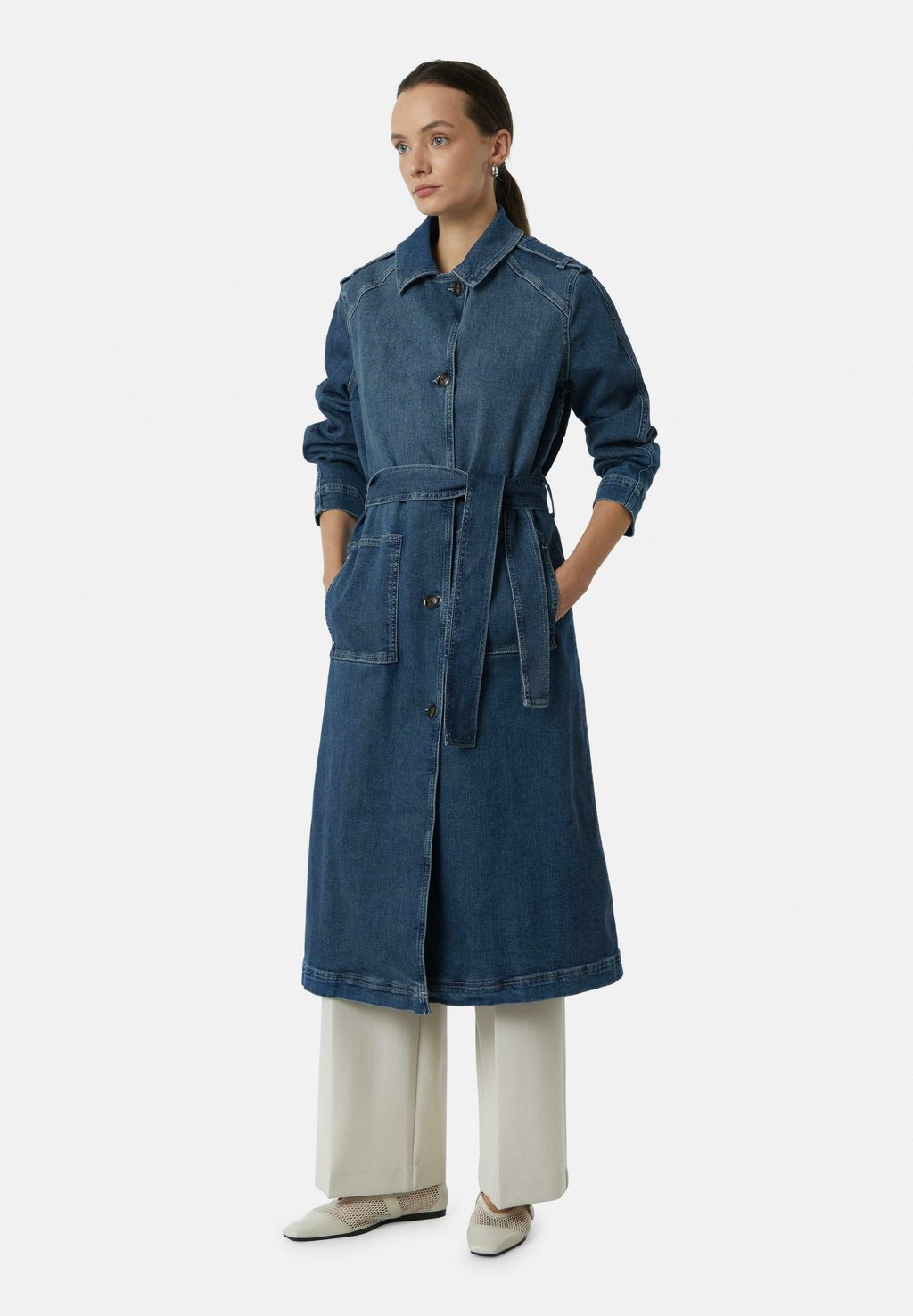 

Классическое пальто comma casual identity, деним
