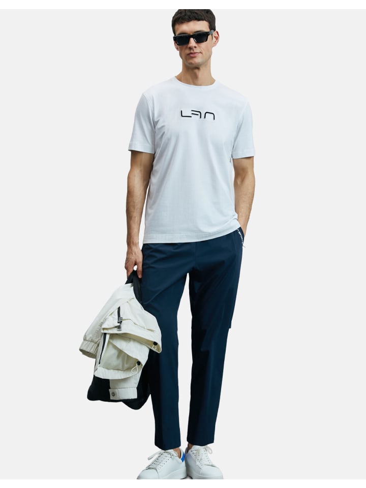 

Lufian Первые брюки в темно-синем цвете