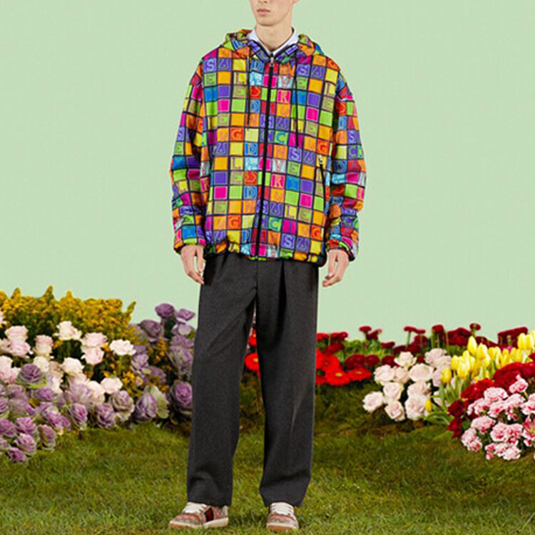 Куртка Gucci Китайский Новый год мужская, многоцветная, Multicolor — фото 2