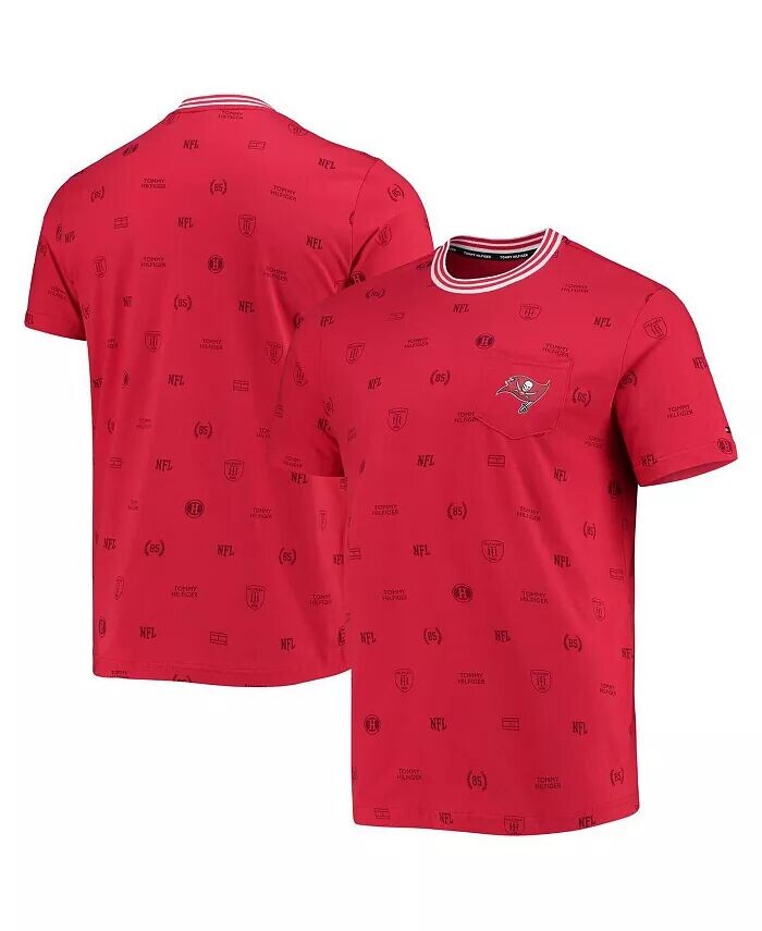 

Мужская красная футболка с карманами Tampa Bay Buccaneers Essential Tommy Hilfiger