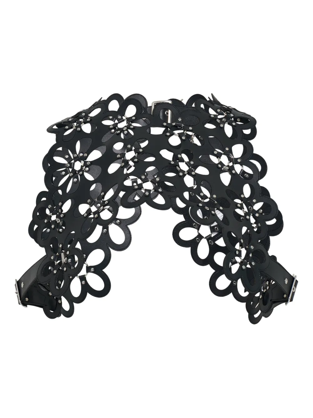 

Жилет с вырезами и заклепками Noir Kei Ninomiya, черный