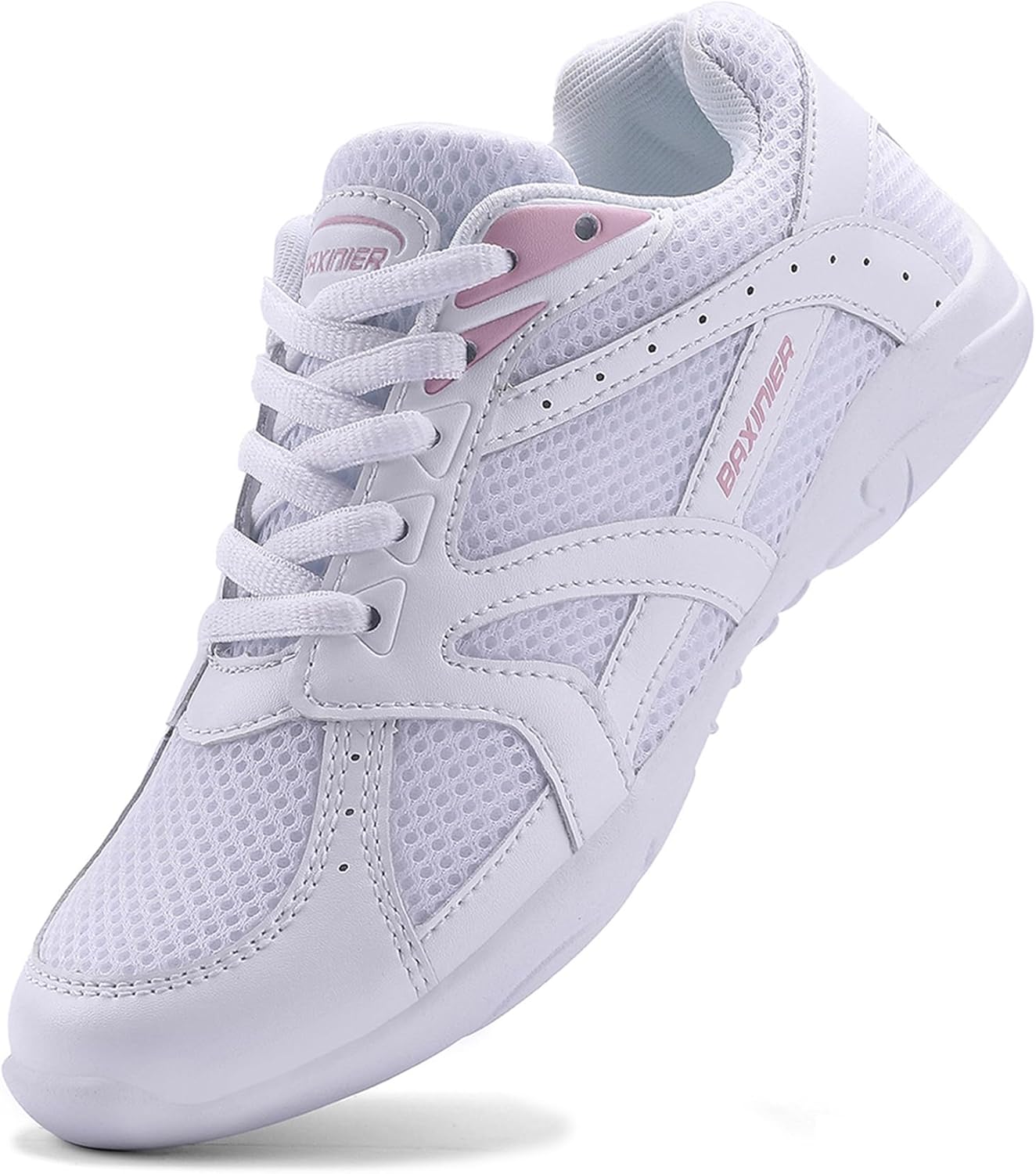 

Детские белые кроссовки для черлидинга Легкие спортивные туфли для соревнований Женские кроссовки для хип-хопа, гимнастики и танцев Fuqiao