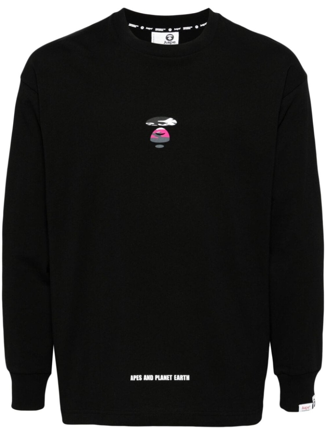 

AAPE BY *A BATHING APE толстовка с логотипом, черный