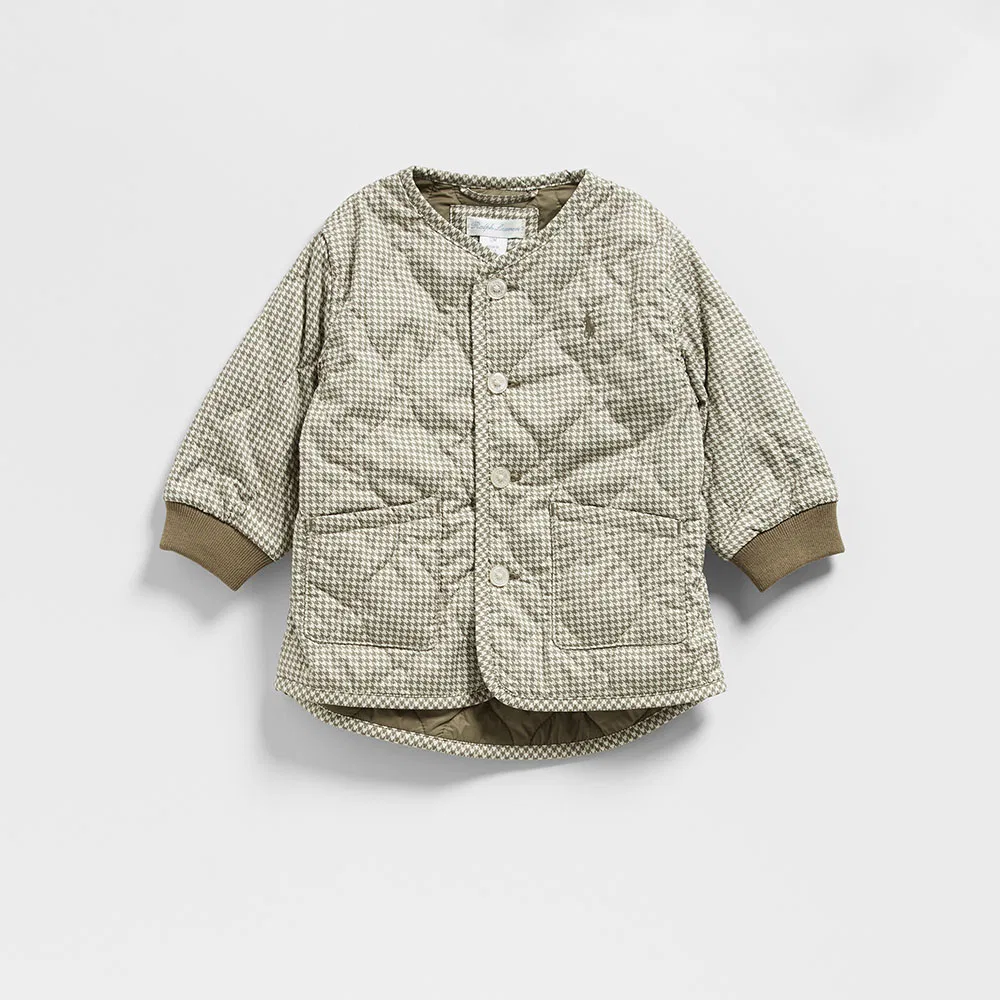 Детская стёганая куртка «гусиная лапка» от Polo Ralph Lauren Children