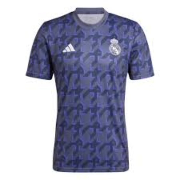 

Футболка real madrid pre match jersey asia sizing Adidas, синий