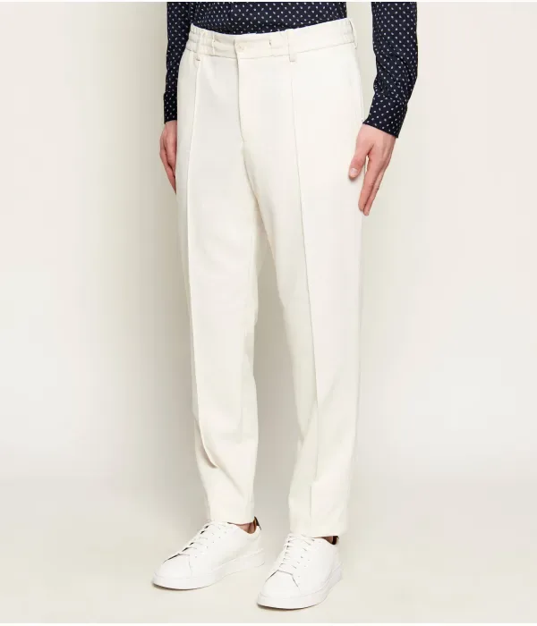 Брюки чинос P-Perin tapered fit Boss, экрю — фото 4