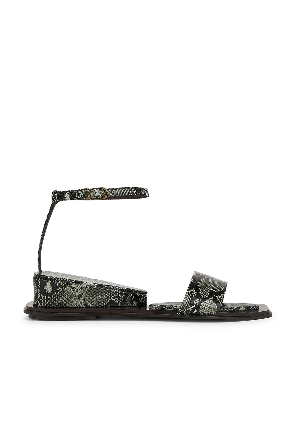 Сандалии Plinth Jeffrey Campbell, green snake