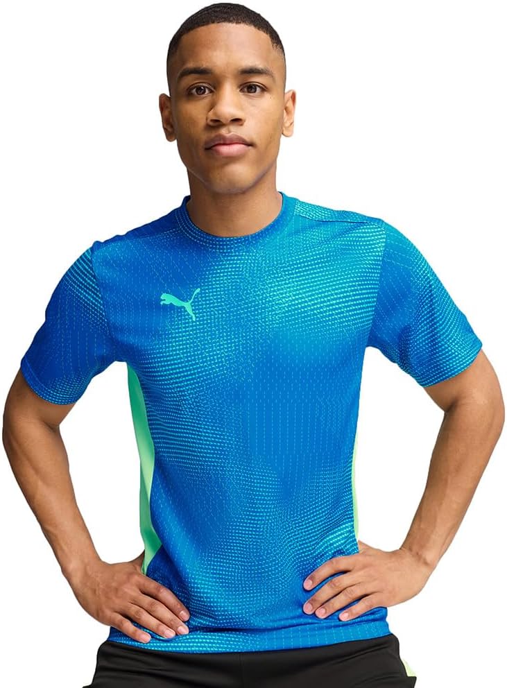 

Мужская спортивная футболка PUMA IndividualFINAL SS (659852), голубой