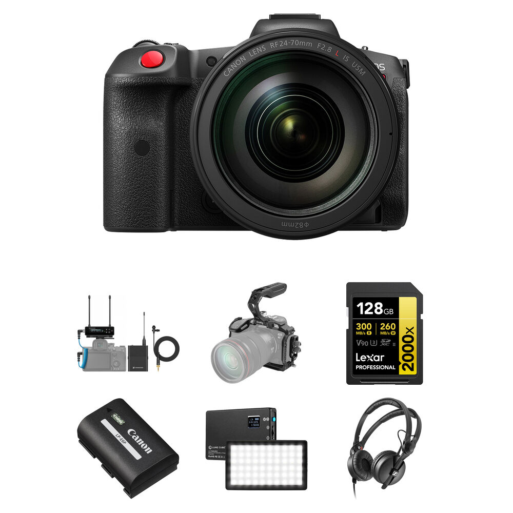 

Кинокамера Canon EOS R5 C Mirrorless Cine Camera Kit with RF 24-70mm Lens &