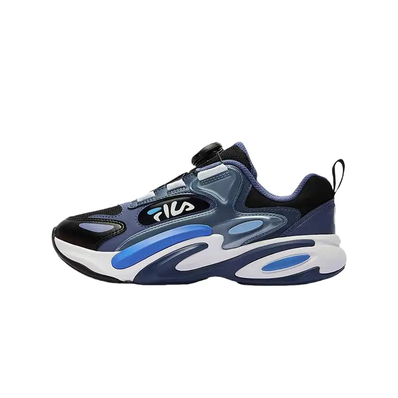 

FILA KIDS Кроссовки Fila Whale Slip с низким верхом, противоскользящие, амортизирующие, синие, черные, подростковые