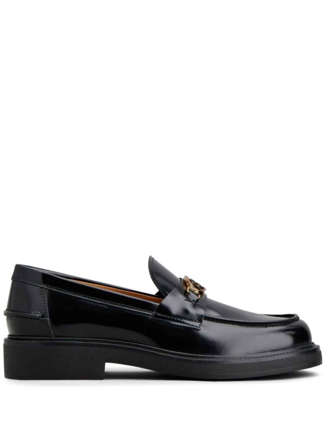 Tod's лоферы с логотипом, черный