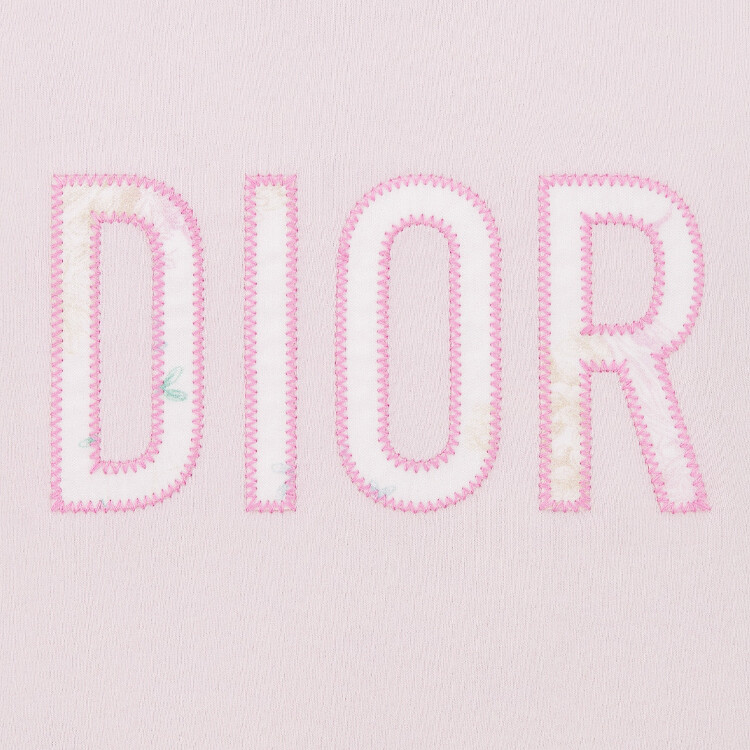 Детская футболка Dior, светло-фиолетовый — фото 3