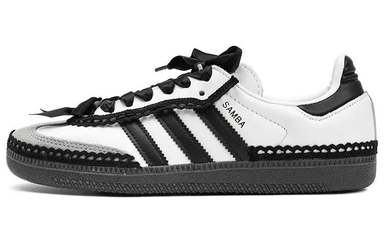 

Кроссовки Adidas Originals SAMBA OG Skateboard Shoes Women's Low-Top Black White