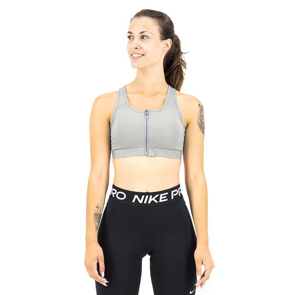 

Спортивный бюстгальтер Nike Dri Fit Swoosh Medium Support Padded, серый