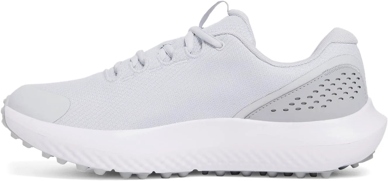 Мужские гольф-кроссовки Under Armour Surge, серый/металлик серебристый — фото 4