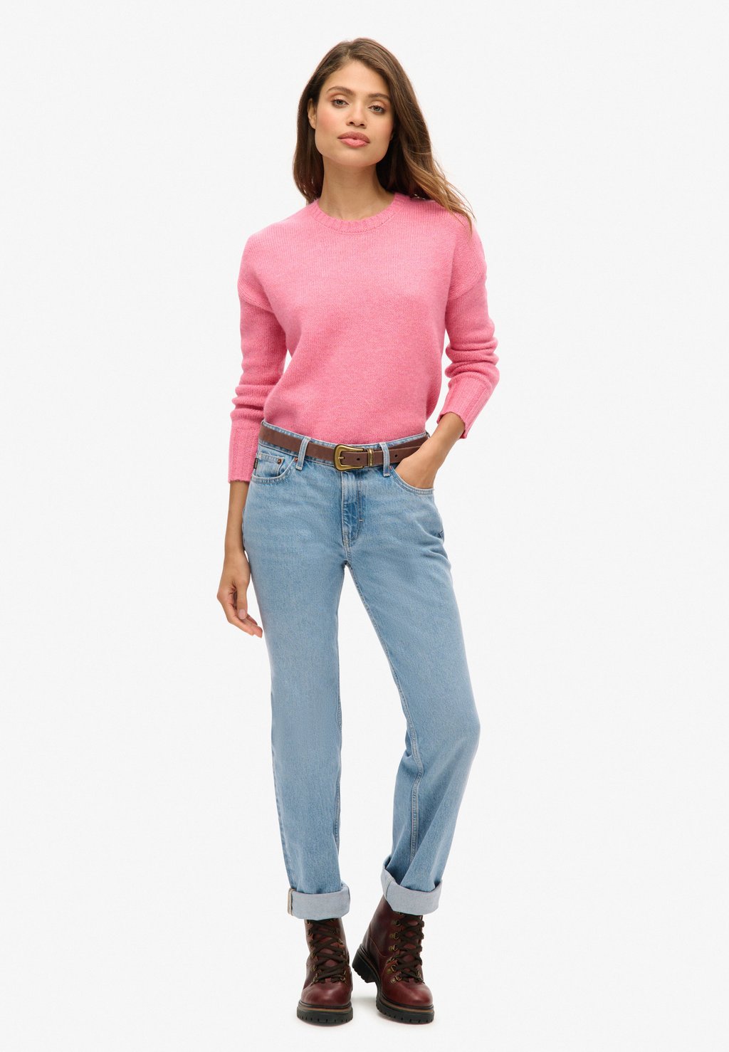 

Джемпер CREW NECK Superdry, розовый