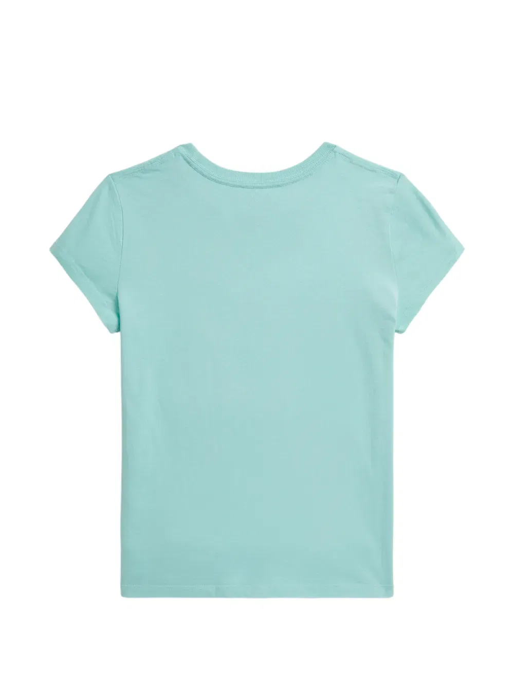 Футболка с круглым вырезом и принтом медведя Polo Ralph Lauren Kids, синий — фото 2