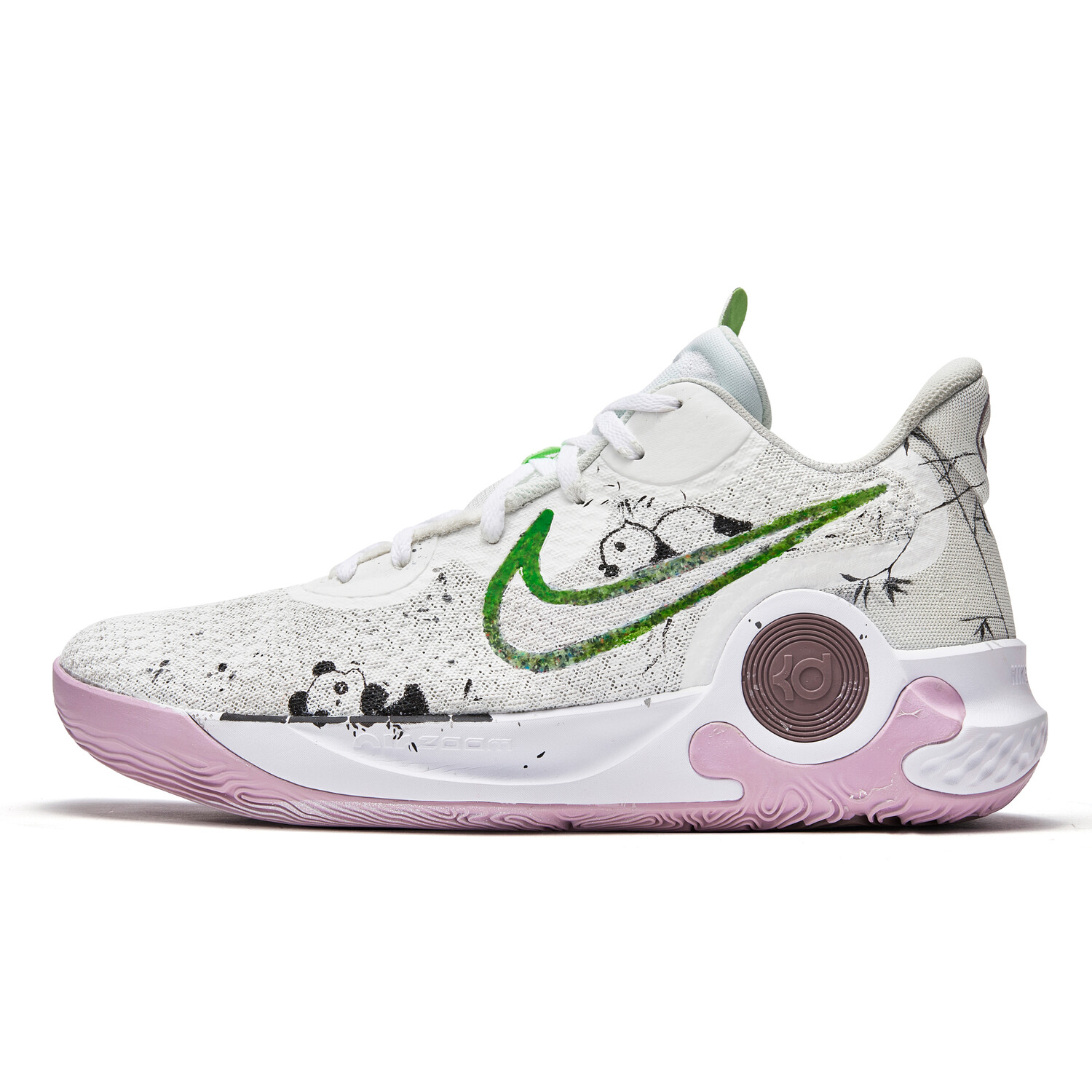 

Кроссовки Nike KD Trey 5 IX Vintage Basketball Shoes Unisex Mid-top White/black, белый/серый/розовый