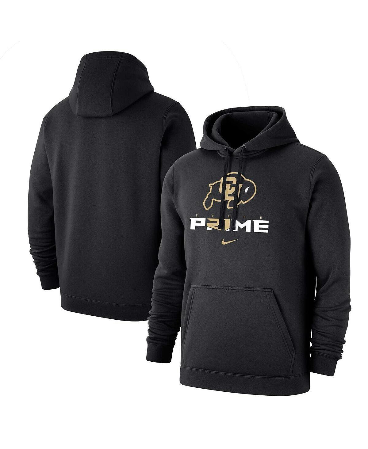

Мужская черная толстовка с капюшоном Colorado Buffaloes Coach Prime Nike, Черный, Мужская черная толстовка с капюшоном Colorado Buffaloes Coach Prime Nike